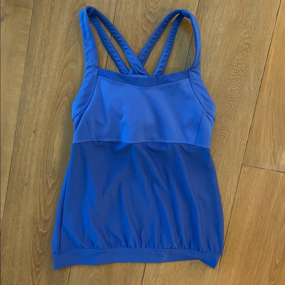 Athleta Royal Blue Support Tank Top - Size S